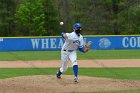 Baseball vs CGA  Wheaton College Baseball vs Coast Guard Academy during game one of the NEWMAC semi-finals playoffs. - (Photo by Keith Nordstrom) : Wheaton, baseball, NEWMAC